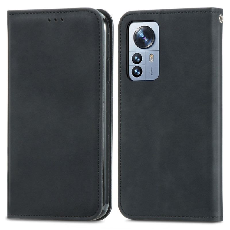 Capa De Celular Para Xiaomi 12T / 12T Pro Flip Série Vintage
