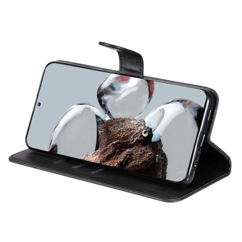 Capa De Couro Para Xiaomi 12T / 12T Pro Carteira