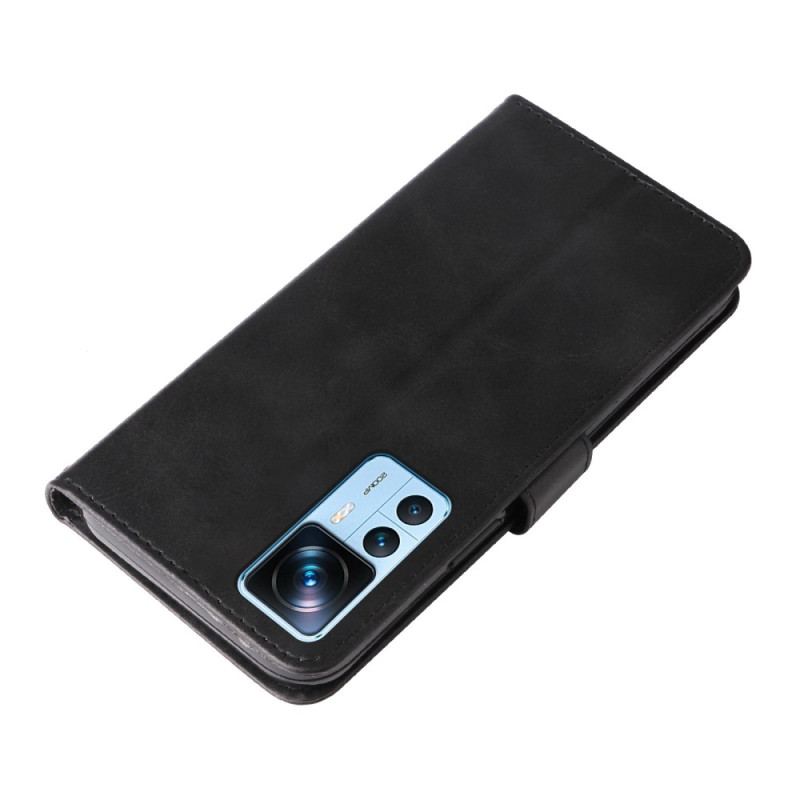Capa De Couro Para Xiaomi 12T / 12T Pro Carteira