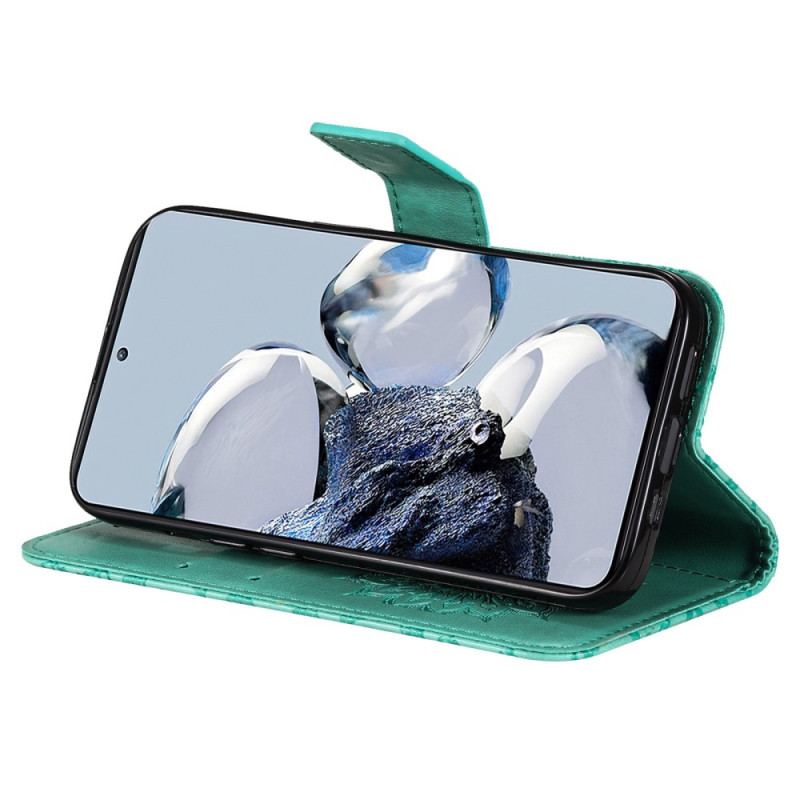Capa De Couro Para Xiaomi 12T / 12T Pro De Cordão Mandala Strappy