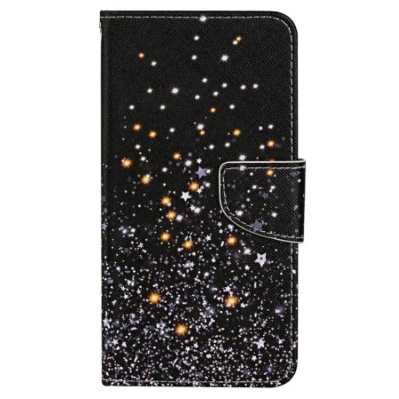 Capa De Couro Para Xiaomi 12T / 12T Pro De Cordão Strappy Preto