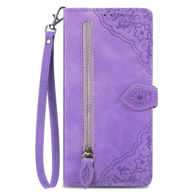 Capa Flip Para Xiaomi 12T / 12T Pro Bolsa Frontal Flores