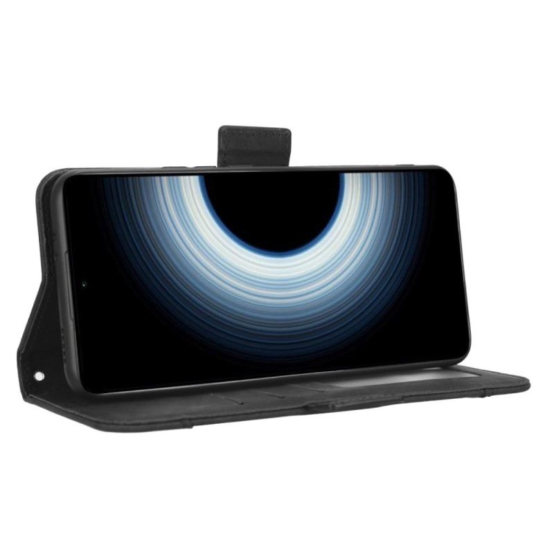 Capa Flip Para Xiaomi 12T / 12T Pro Cartões Múltiplos