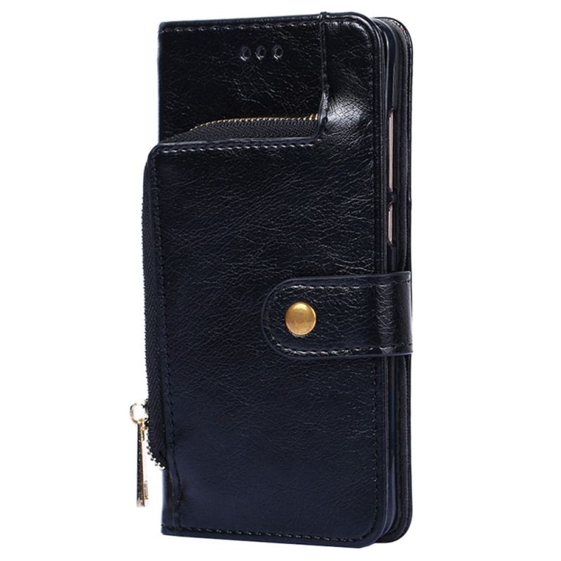 Capa Folio Para Xiaomi 12T / 12T Pro Porta-moedas Frontal E Cordão