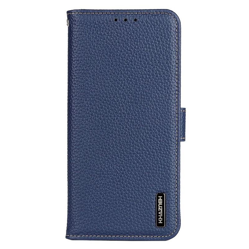Capa De Couro Para Realme GT Neo 3 Khazneh Lichia Couro