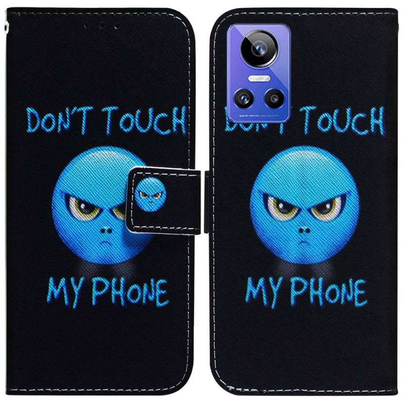 Capa De Couro Para Realme GT Neo 3 Não Toque