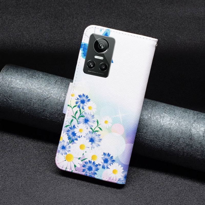 Capa Flip Para Realme GT Neo 3 Árvore Da Fantasia