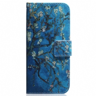 Capa Flip Para Realme GT Neo 3 Árvore Da Meia-noite