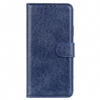 Capa Flip Para Realme GT Neo 3 Couro Falso Clássico