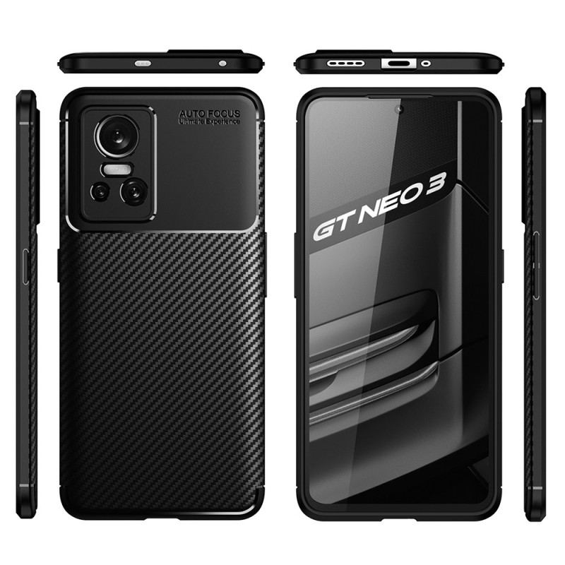 Capa Para Realme GT Neo 3 Fibra De Carbono
