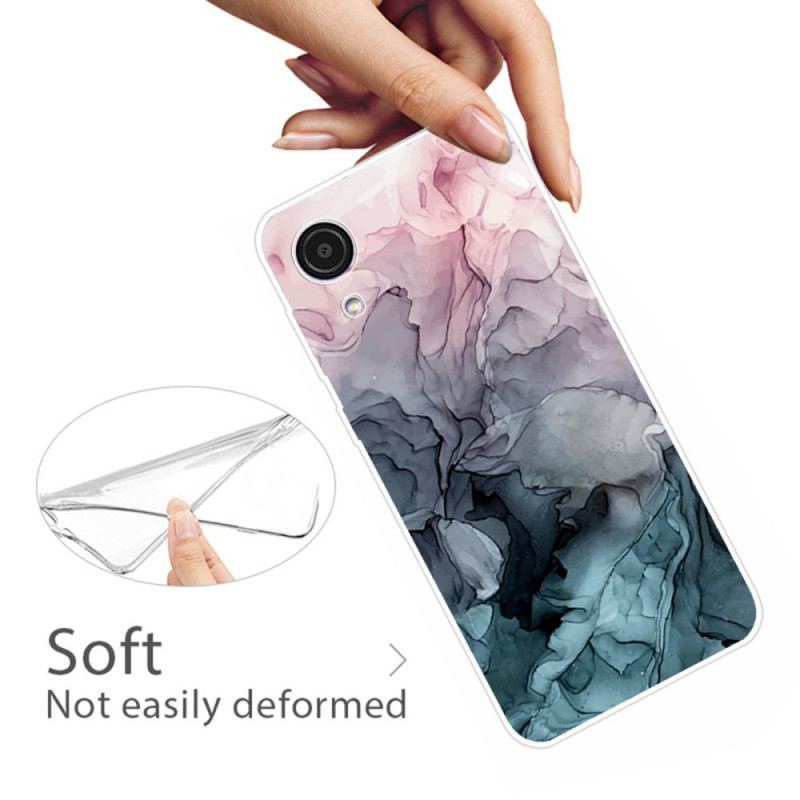 Capa Para Samsung Galaxy A03 Core Mármore Colorido