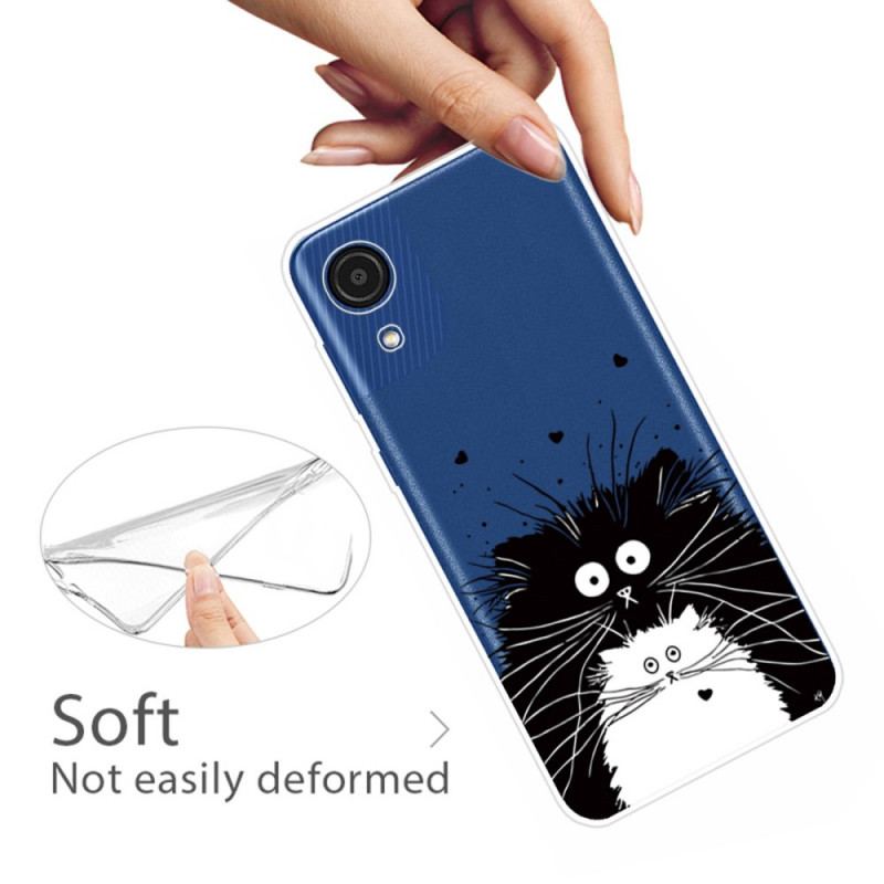 Capa Para Samsung Galaxy A03 Core Olha Os Gatos
