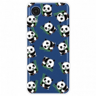 Capa Para Samsung Galaxy A03 Core Pequenos Pandas