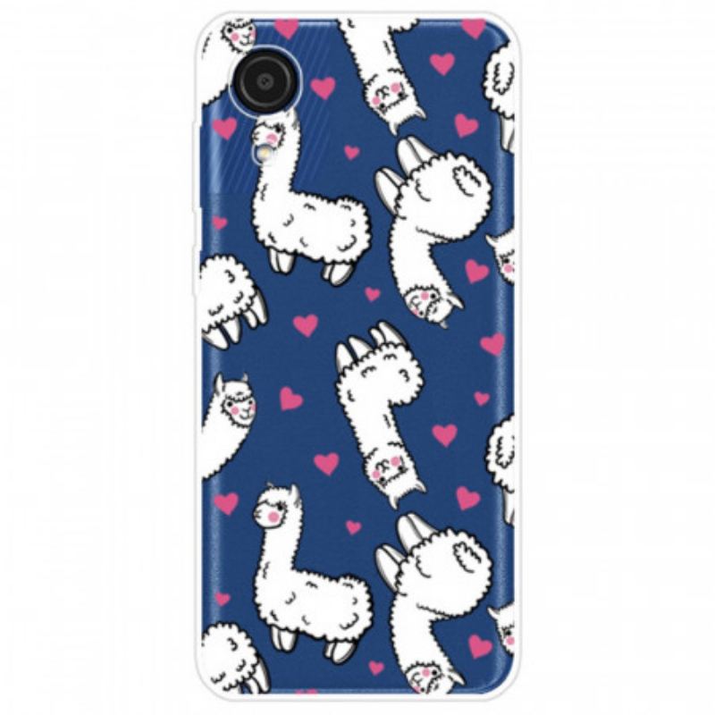 Capa Para Samsung Galaxy A03 Core Top Lhamas