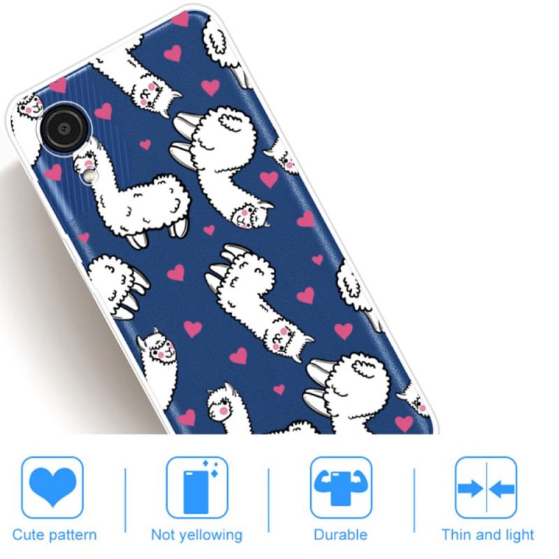Capa Para Samsung Galaxy A03 Core Top Lhamas