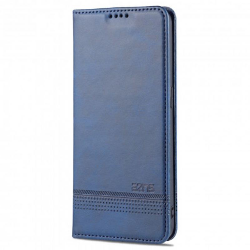Capa De Celular Para Oppo Reno 6 5G Flip Estilo De Couro Azns
