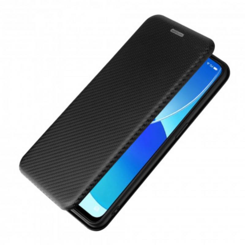 Capa De Celular Para Oppo Reno 6 5G Flip Silicone De Carbono Colorido