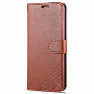 Capa Flip Para Oppo Reno 6 5G Couro Sintético Azns