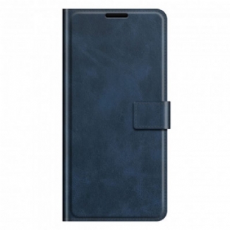 Capa Flip Para Oppo Reno 6 5G Efeito De Couro Extremo Fino
