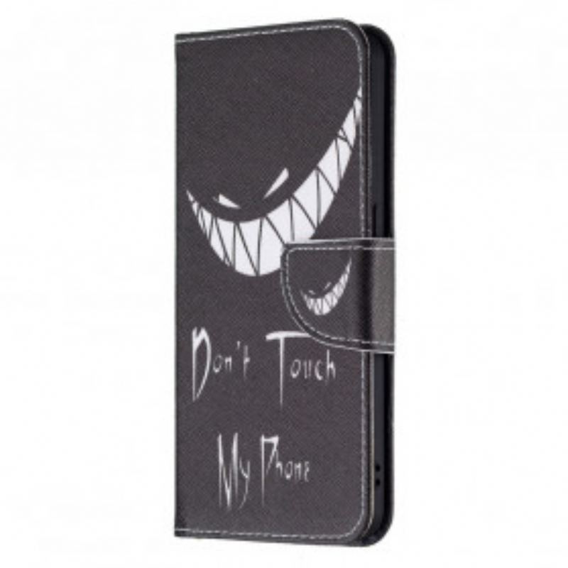 Capa Flip Para Oppo Reno 6 5G Telefone Do Diabo