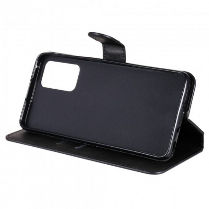 Capa Folio Para Oppo Reno 6 5G Cor Sólida