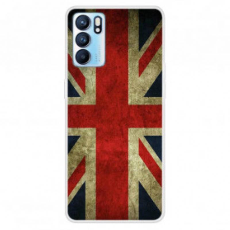 Capa Para Oppo Reno 6 5G Bandeira Inglesa