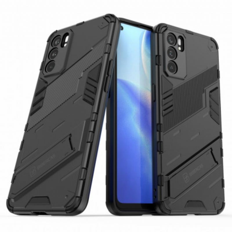 Capa Para Oppo Reno 6 5G Suporte Destacável De Duas Posições Mãos-livres