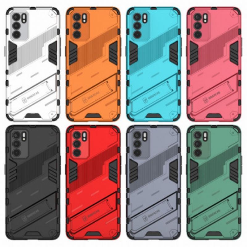 Capa Para Oppo Reno 6 5G Suporte Destacável De Duas Posições Mãos-livres