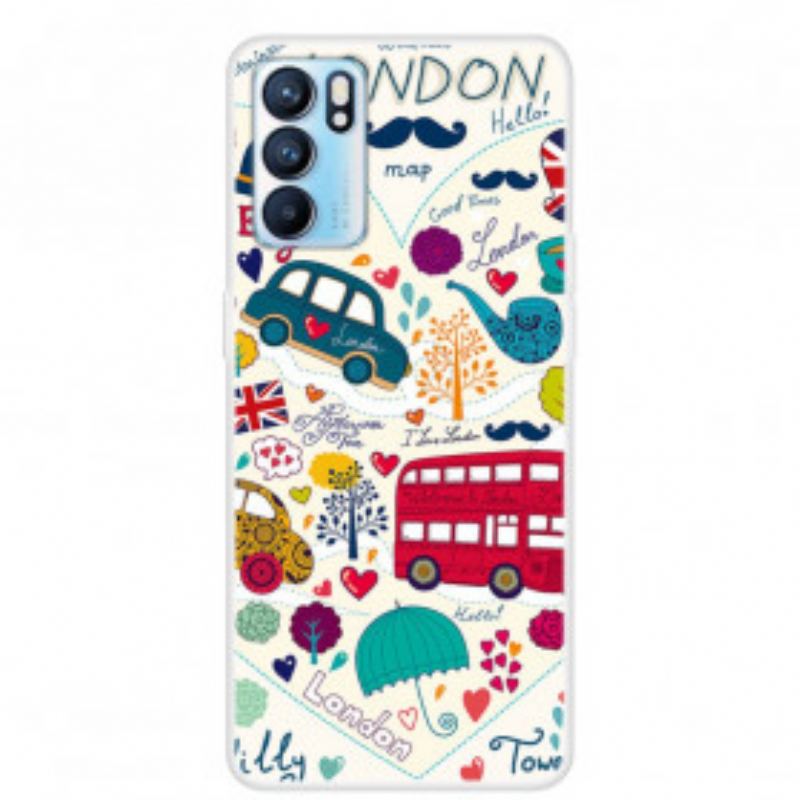 Capa Para Oppo Reno 6 5G Vida Em Londres