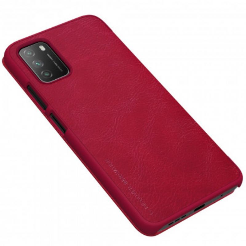 Capa De Celular Para Poco M3 Flip Série Nillkin Qin