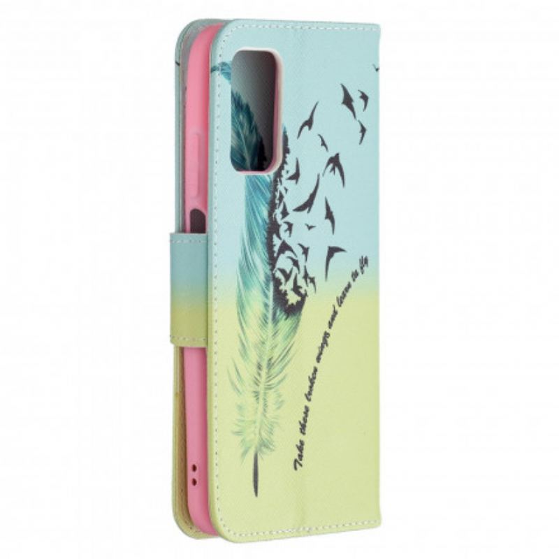 Capa Flip Para Poco M3 Pena Aprenda A Voar