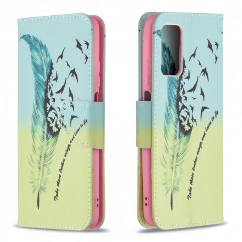 Capa Flip Para Poco M3 Pena Aprenda A Voar
