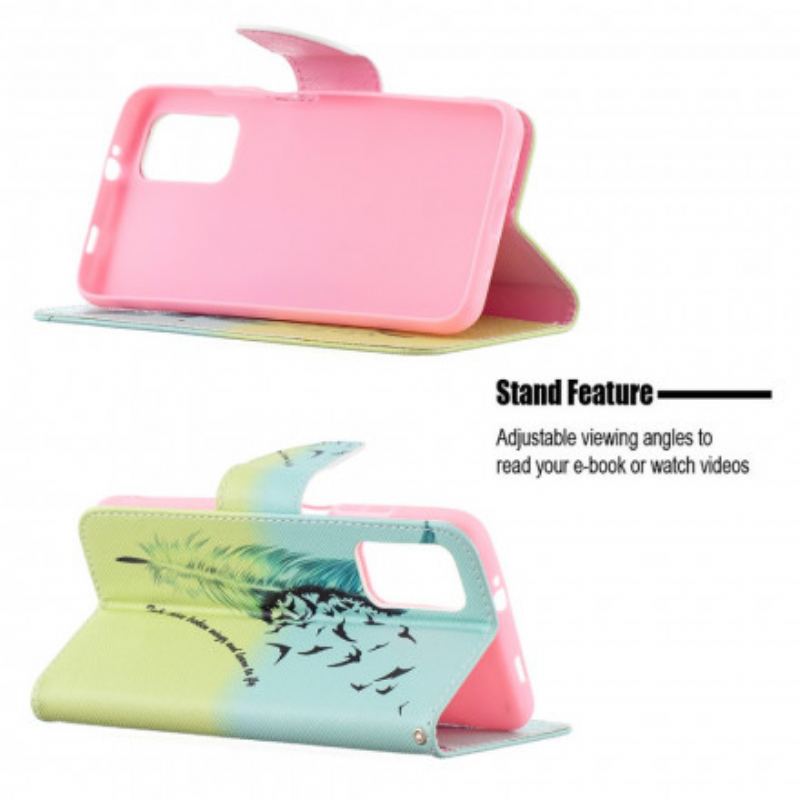 Capa Flip Para Poco M3 Pena Aprenda A Voar