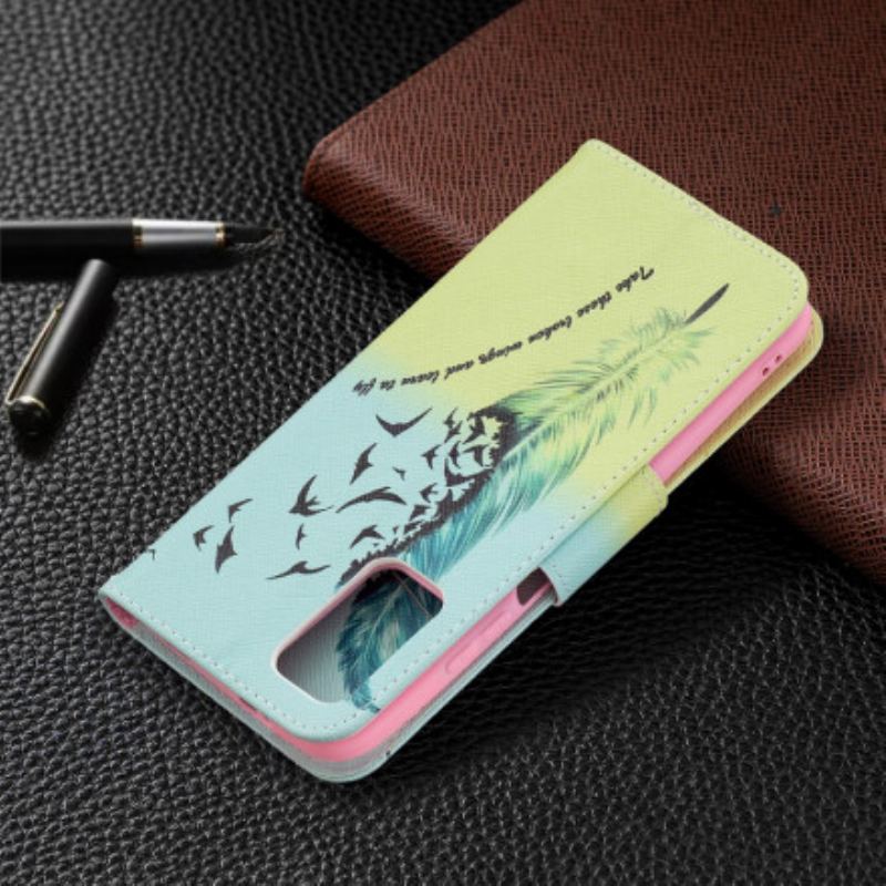 Capa Flip Para Poco M3 Pena Aprenda A Voar
