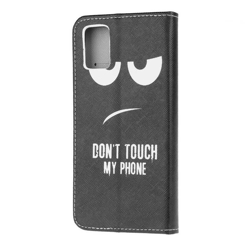 Capa Folio Para Poco M3 Não Toque No Meu Telefone
