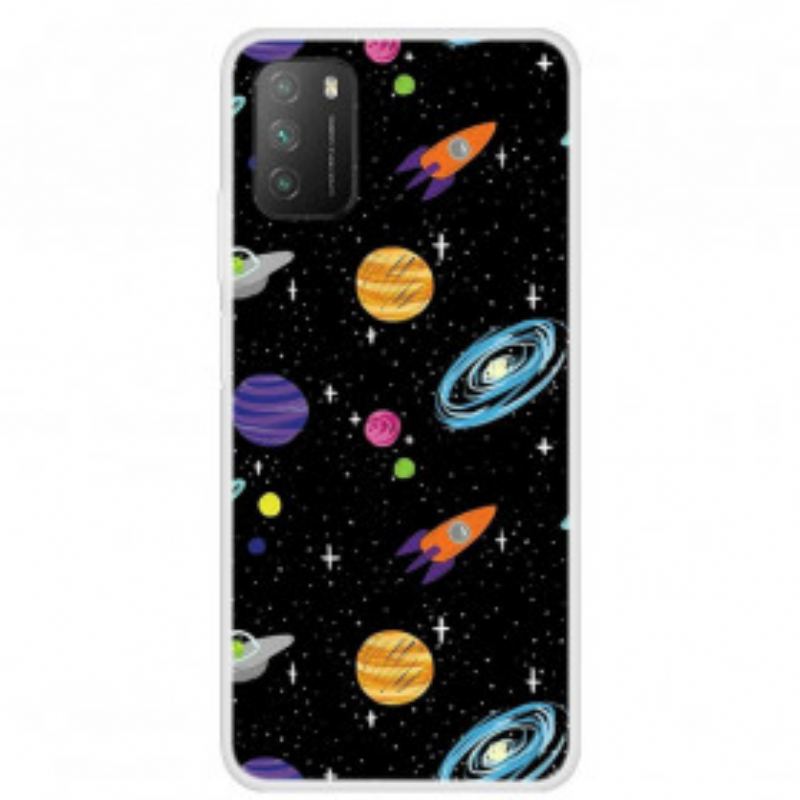 Capa Para Poco M3 Planeta Galáxia
