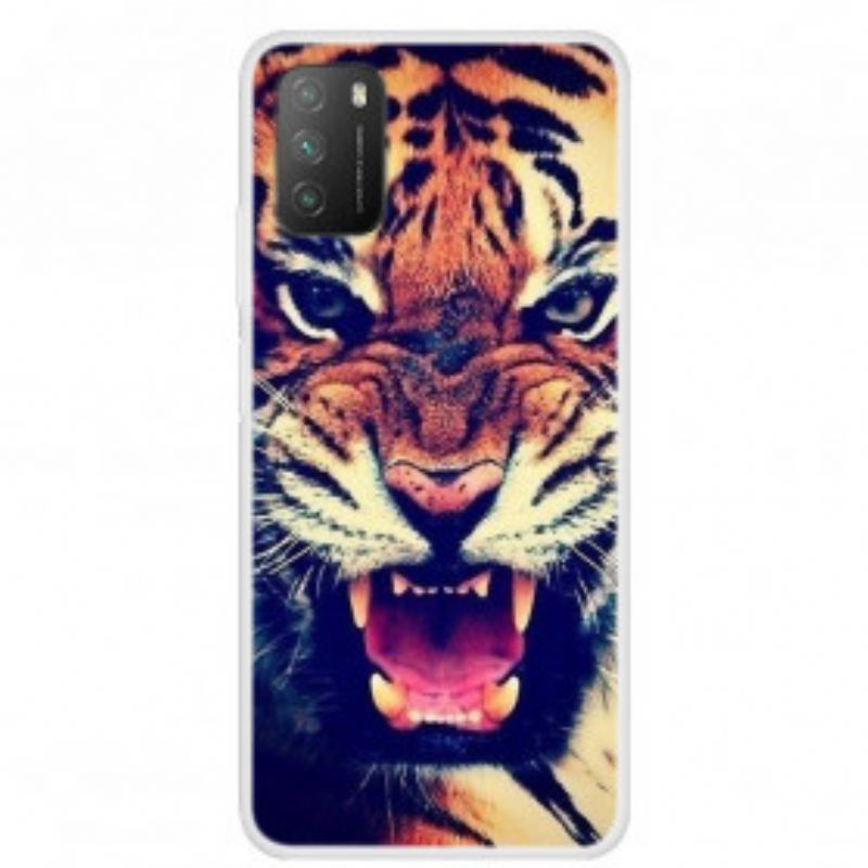 Capa Para Poco M3 Tigre Frontal
