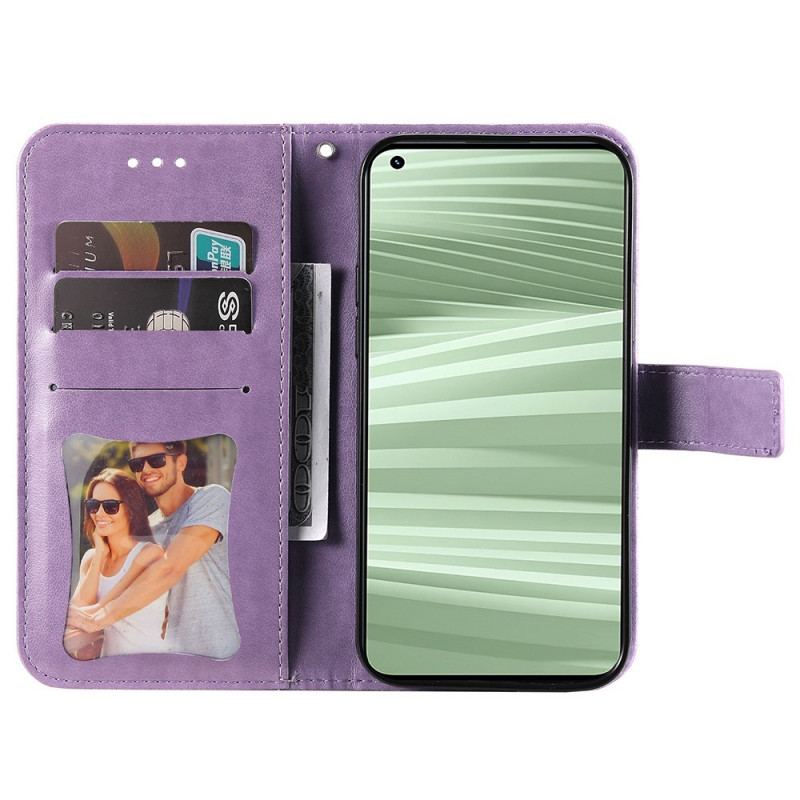 Capa Flip Para Realme GT2 Pro De Cordão Mandala Strappy