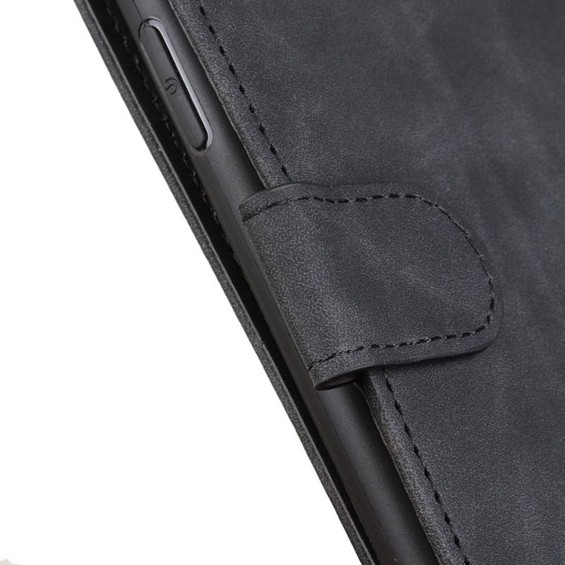 Capa Flip Para Realme GT2 Pro Efeito Couro Vintage Khazneh