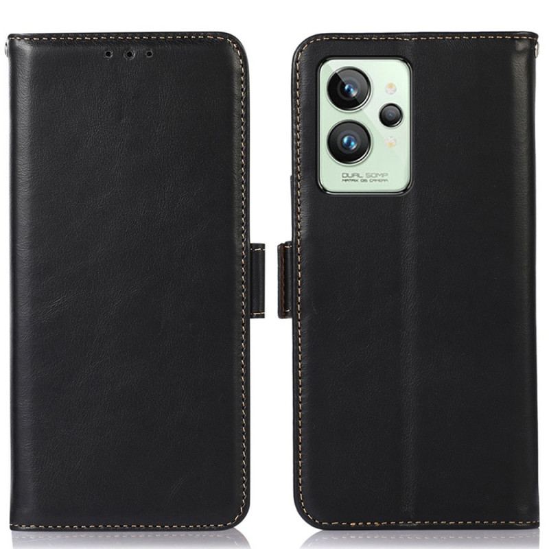 Capa Folio Para Realme GT2 Pro Couro Legitimo