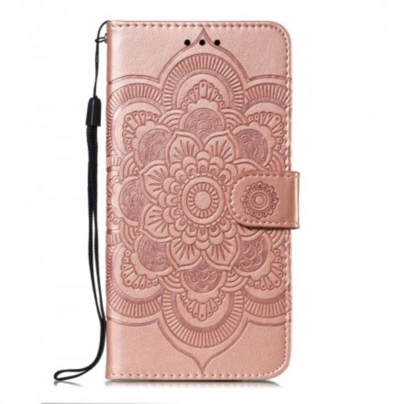 Capa Flip Para Samsung Galaxy A50 Mandala Completa