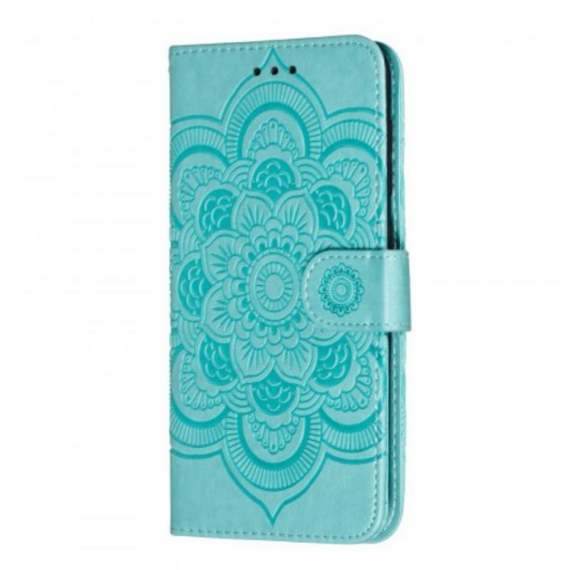 Capa Flip Para Samsung Galaxy A50 Mandala Completa
