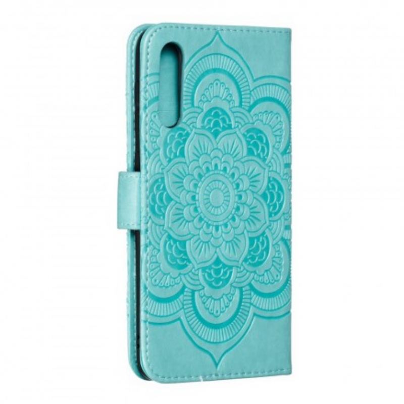 Capa Flip Para Samsung Galaxy A50 Mandala Completa