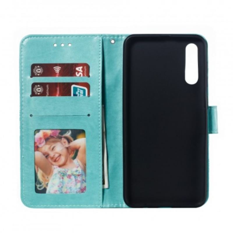 Capa Flip Para Samsung Galaxy A50 Mandala Completa