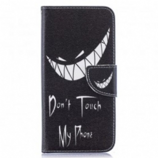 Capa Flip Para Samsung Galaxy A50 Telefone Do Diabo