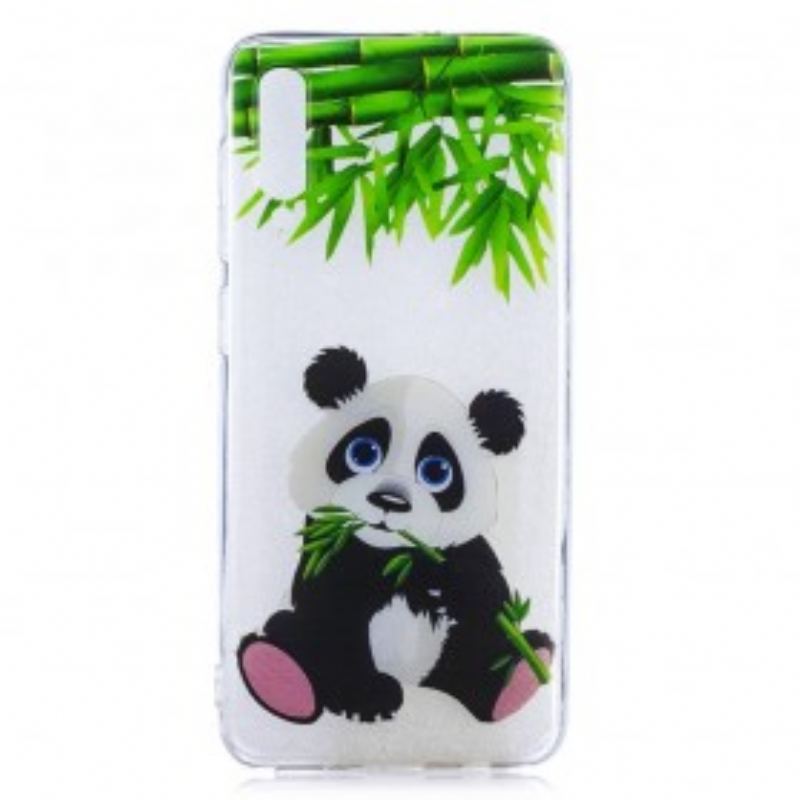 Capa Para Samsung Galaxy A50 Panda Sem Costura Comer