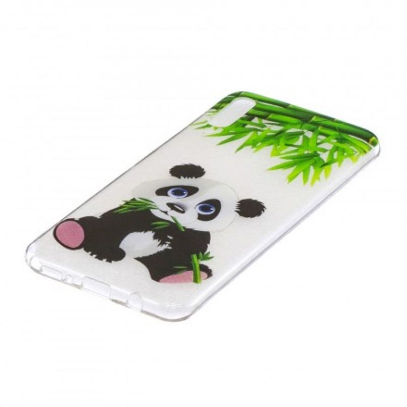 Capa Para Samsung Galaxy A50 Panda Sem Costura Comer