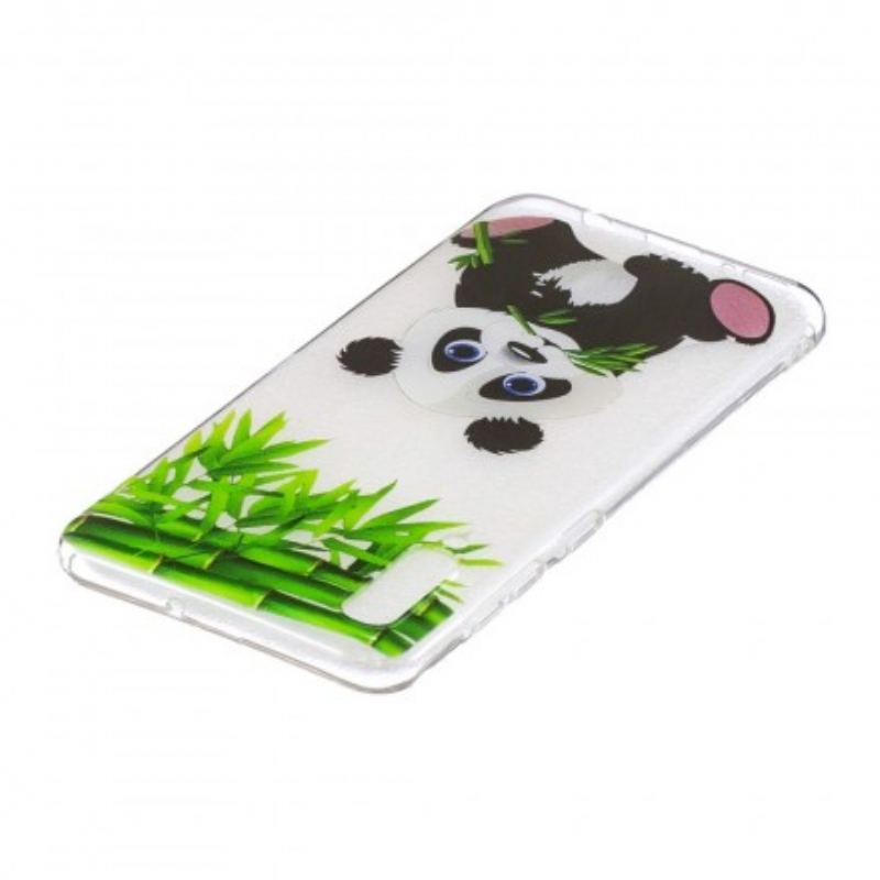 Capa Para Samsung Galaxy A50 Panda Sem Costura Comer