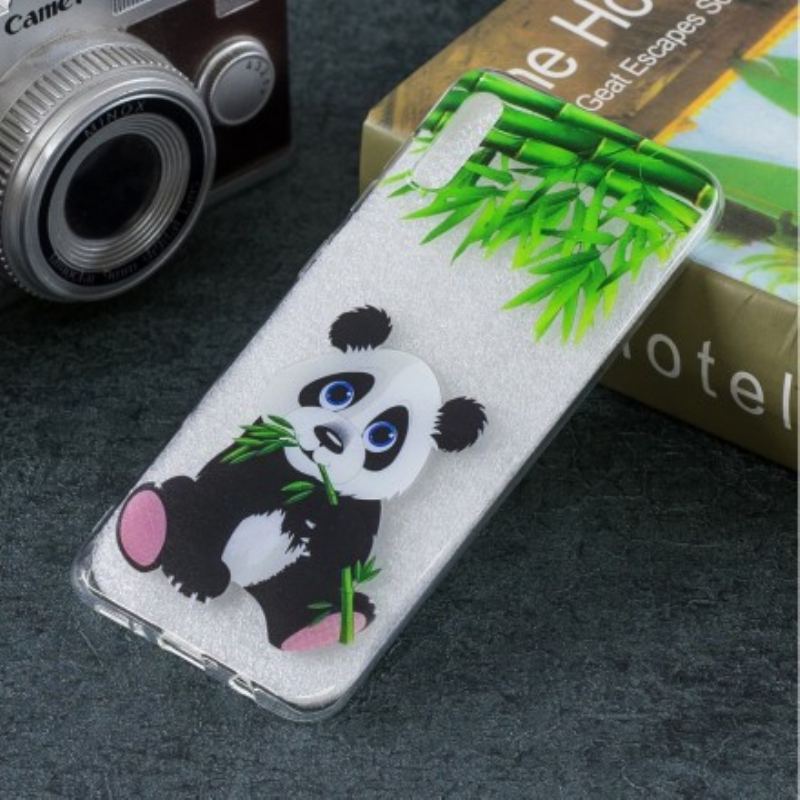 Capa Para Samsung Galaxy A50 Panda Sem Costura Comer