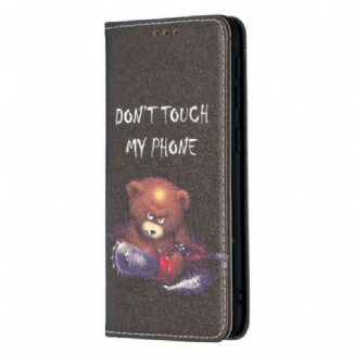 Capa De Celular Para Samsung Galaxy A20e Flip Urso Perigoso